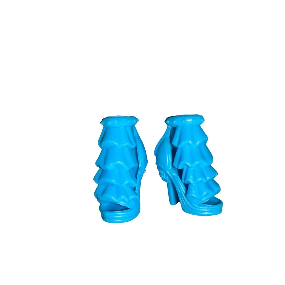 Blue High Heel Sandal Shoes Fit Barbie Doll 1/6 Scale Fashion Doll Unbranded‎